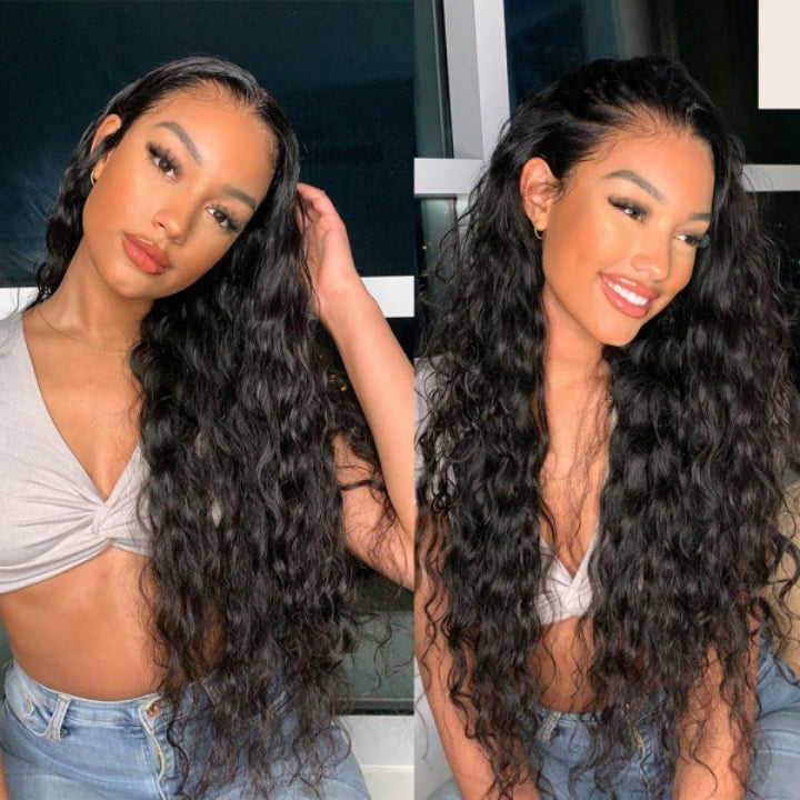 13x4 Transparent HD Lace Front Loose Deep Wave Glueless Human Hair Wig - Geeta Hair