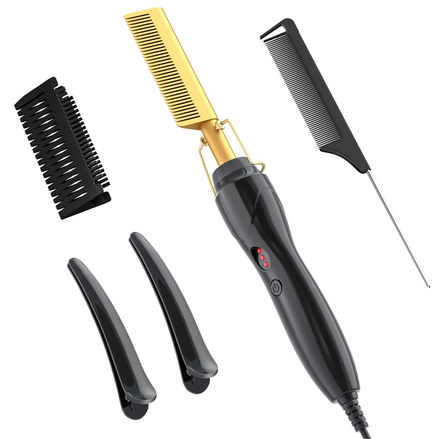 Queen's Day Gifts Package, Includes Random 3-6 Gifts:Love Hair Bands, Love Handbag, Shower Cap, Hot Comb, Wig Cap, 3D Mink Eyelashes, Elastic Headband, Clips, Edge Brush etc