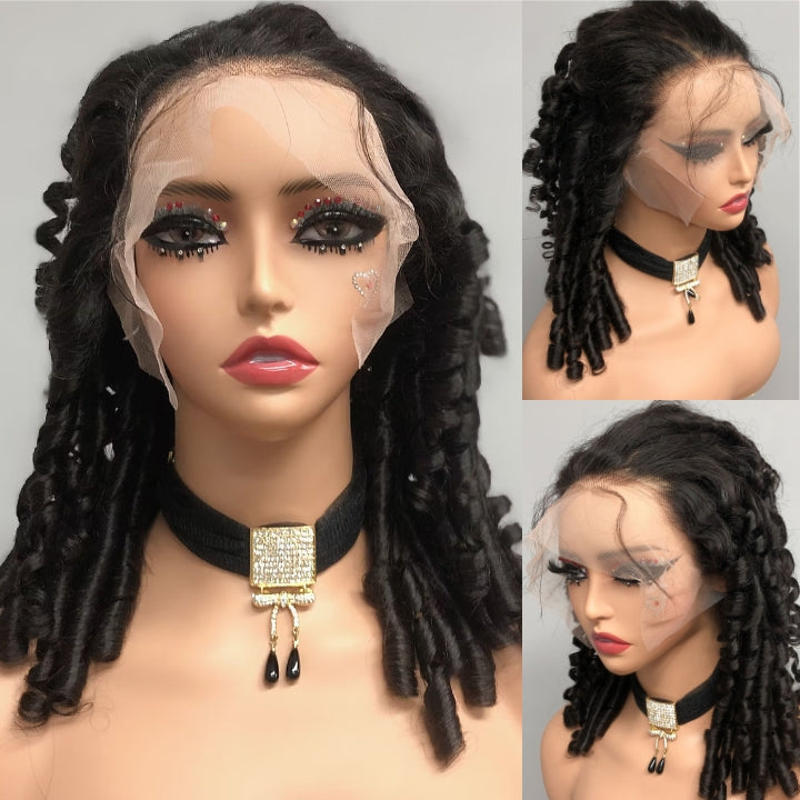 Glueless 13x4/6x4.5 Bouncy Curl Pre Cut HD Transaparent Lace 100% Virgin Human Hair Wigs With Breathable Wear & Go Pre Plucked Hairline Cap Air Wig-Geeta Hair