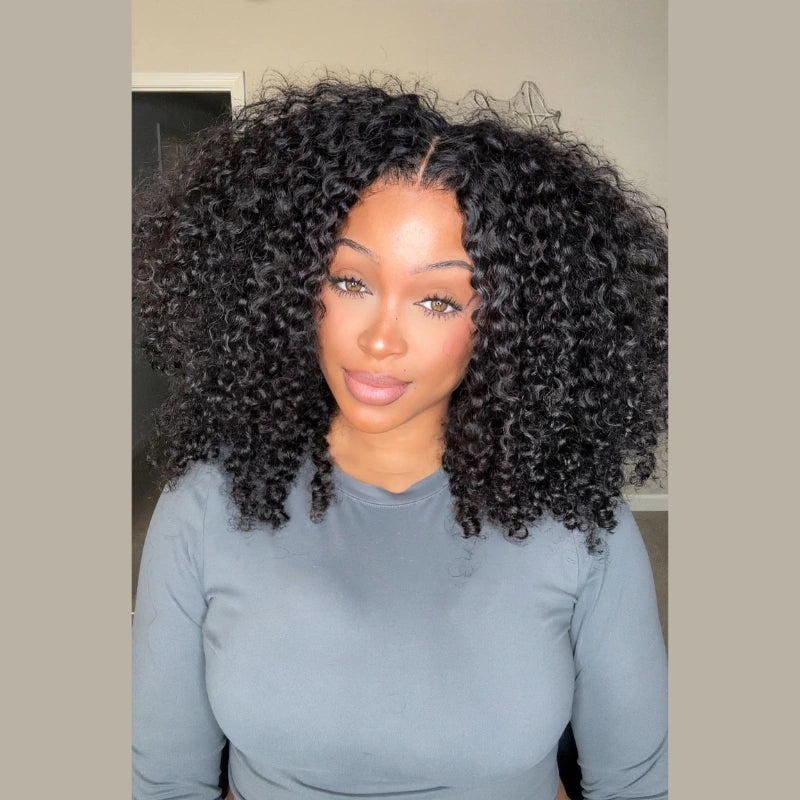 Effortless Curly Bob Wig