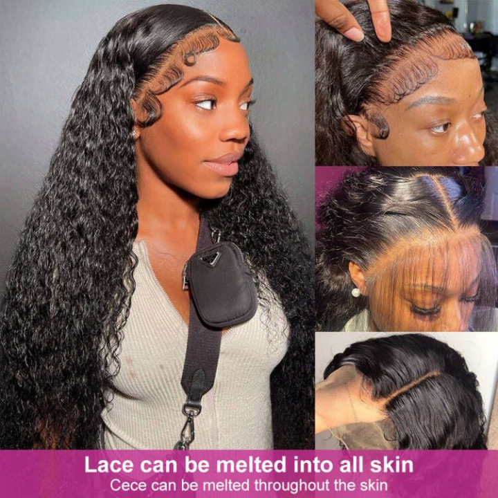 Flash Sale: Buy 13*4 HD Lace Curly Hair Wig, Get 180% Density Burgundy Body Wave 13*4/13*6 Wigs For Free