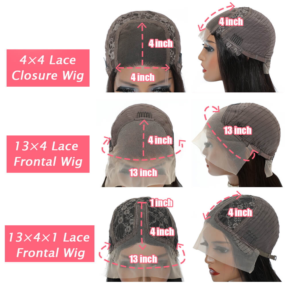 Loose Deep Wave Middle Part Lace Front Wig Natural Crimps Curls T Part Wig With Baby Hair-Geeta Hair