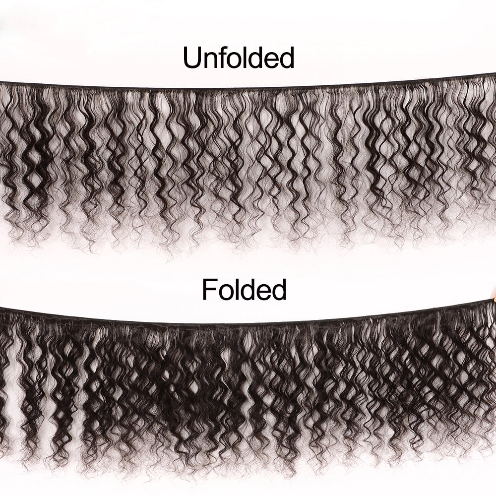 GeetaHair Loose Deep Wave 4 Bundles With 13x4 Lace Frontal 100% Unprocessed Human Hair