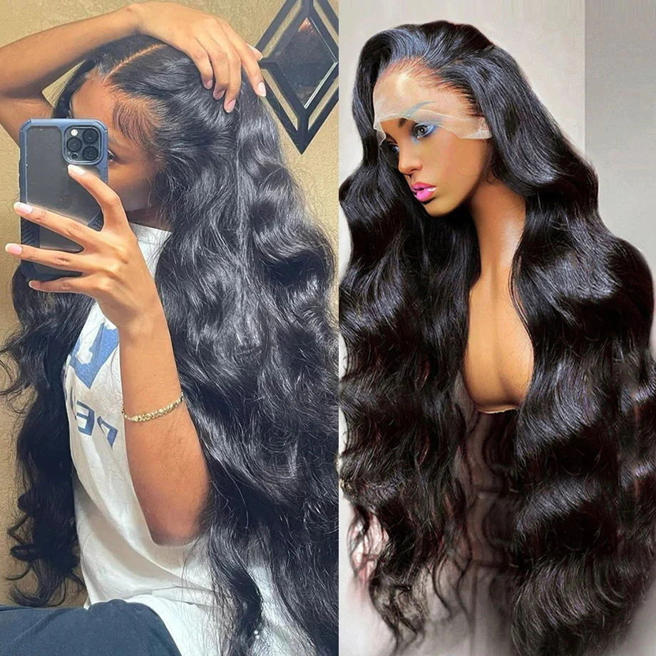 4x4/13x6 HD Lace Closure Body Wave Hair Pre Plucked Natural Hairline Glueless Human Hair Wig -Geeta Hair