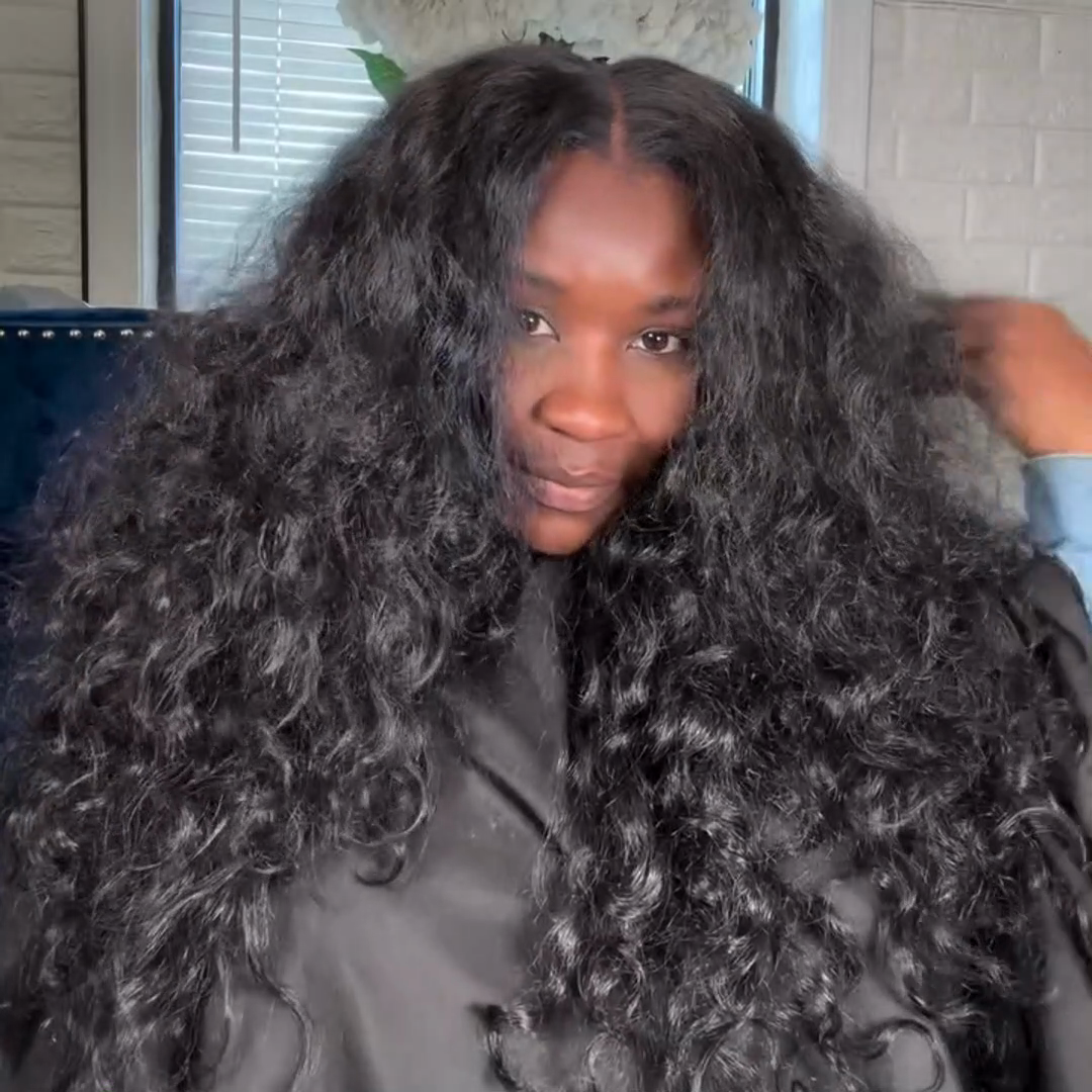 300% Density Fluffy Loose Wave Wig 13x4 Lace Front Human Hair Wigs Pre Plucked HD Lace Frontal Wig