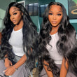 40 Inch Long Black Hair Body Wave HD Lace Front Wig Super Long Length Human Hair Wigs For Women