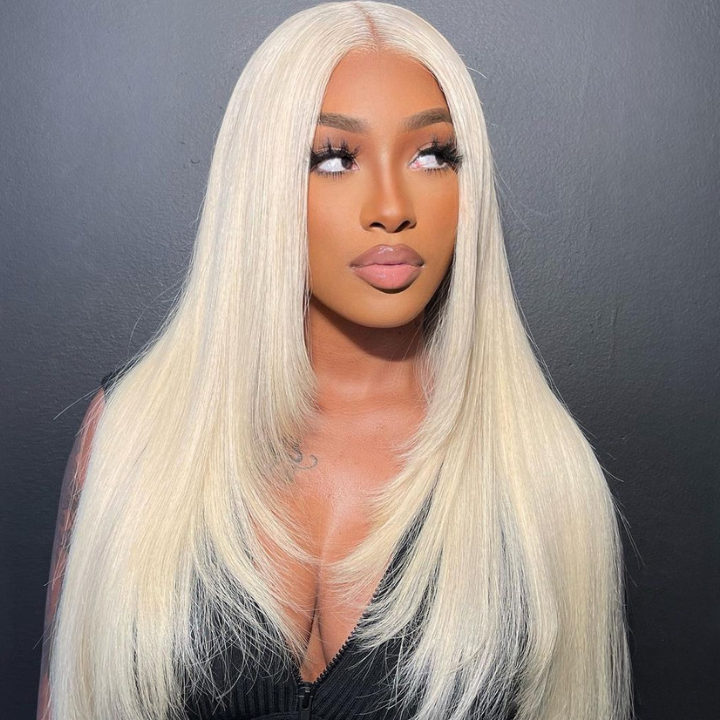 613 Blonde Hair 4x4/13x4 Transparent Layered Straight Wig With Bnags/ No Bangs 6x4.5 HD Butterfly Haircut Human Hair Wigs-Geeta Hair
