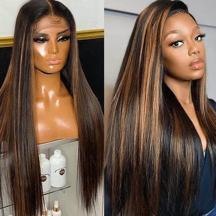 Tiktoker Same Wig Flash Sale: 13x4 HD Lace Dark Blond Balayage Human Hair Wig, 48hrs Only