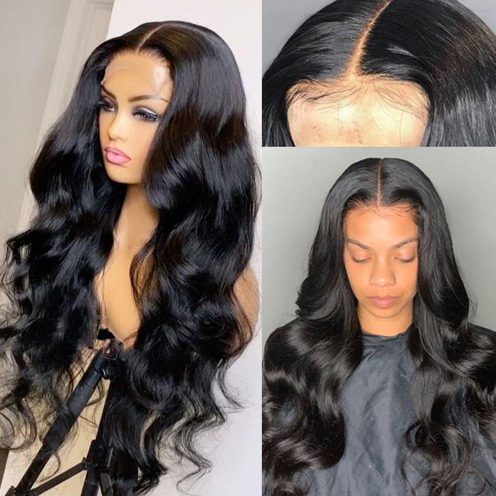 Bogo Sale: $169= 18" Body Wave 4x4 Lace Wig + Pixie Cut Color Bob Wig