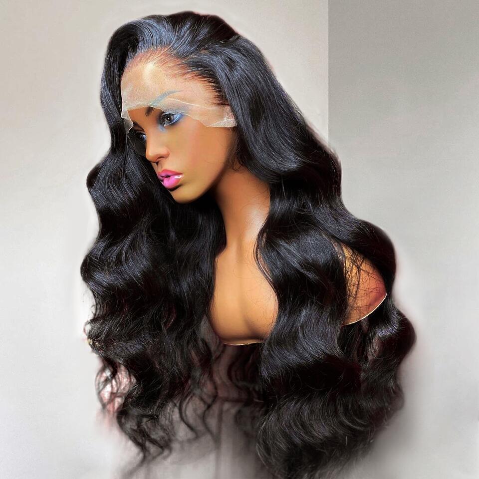 4x4/13x6 HD Lace Closure Body Wave Hair Pre Plucked Natural Hairline Glueless Human Hair Wig -Geeta Hair
