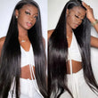 40 Inch Long Black Hair Straight HD Lace Front Wig Super Long Length Human Hair Wigs For Women