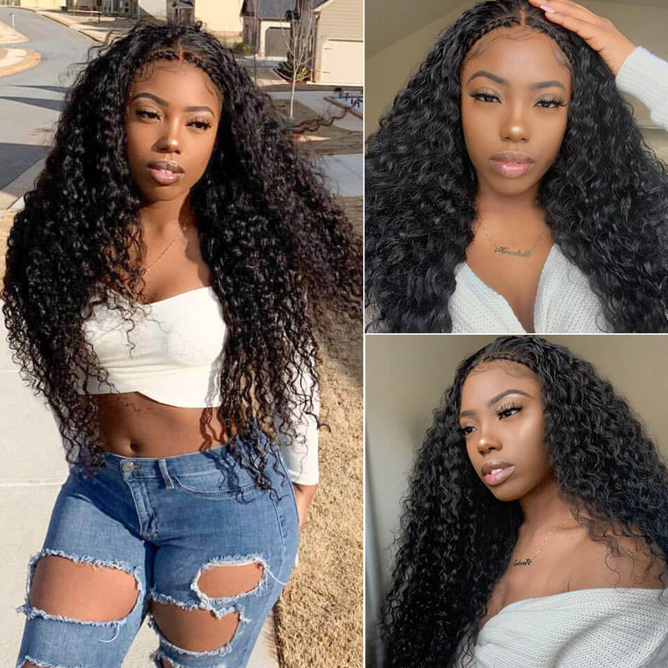 Over $101 Save $100: Deep Wave Glueless 5x5 HD Transparent Lace Closure Wig-Spring 2023 Flash Sale