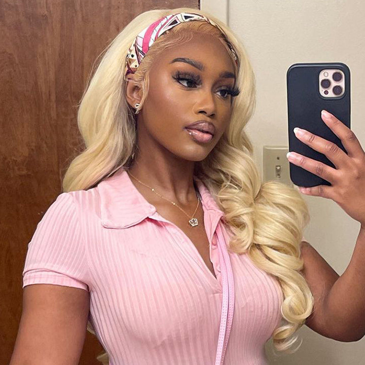 613 Hair Headband Body Wave Human Hair Wigs Glueless Brazilian Virgin Hair Wig