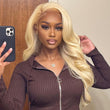 Body Wave 613 Hair Lace Frontal Wig Glueless HD Lace Human Hair Wigs With Baby Hair