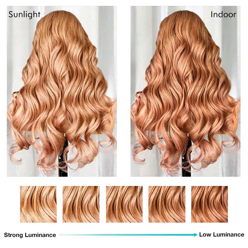 Body Wave Light Flaxen Brown Human Hair Wigs 13x4 Lace Front Cozy Blonde Glueless Wigs 250% Density