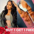 Flash Sale: Buy 13*4 HD Lace Body Wave Wig, Get 13*4 Orange Ginger Body Wave Wig With Black Roots For Free