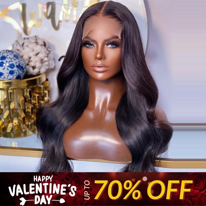 Valentine's Day Flash Sale: 5x5 Wear And Go & Glueless Body Wave Human Hair Wig, 48hrs Only