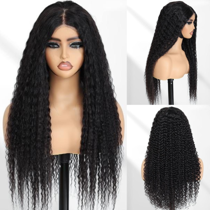 Glueless 13x4/6x4.5 Ladylike Curly Pre Cut HD Transaparent Lace 100% Virgin Human Hair Wigs With BreathablePre Plucked Hairline Cap Air Wig-Geeta Hair
