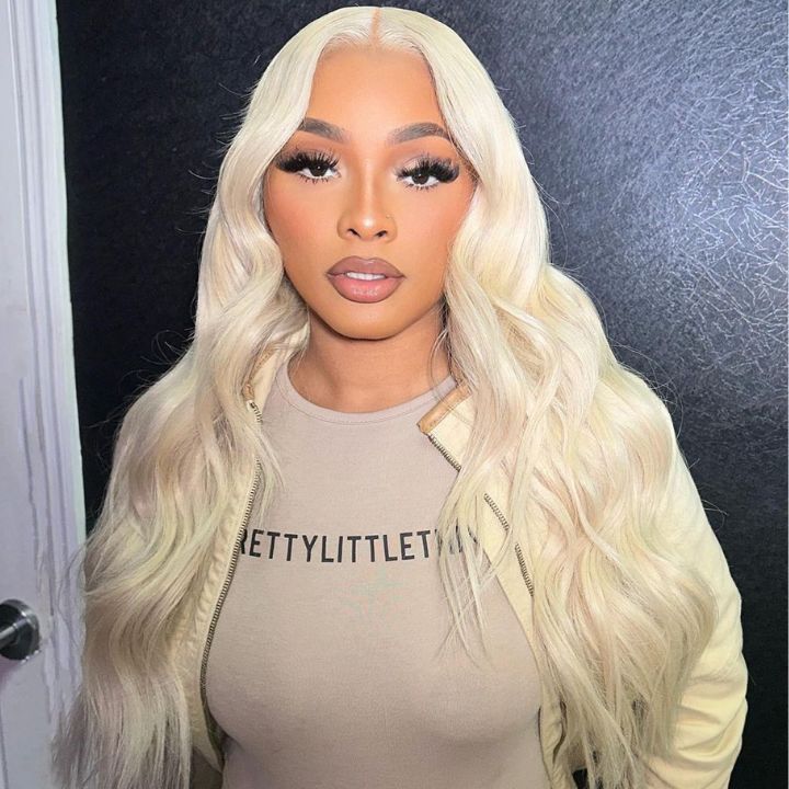 Wear Go Glueless 613 Blonde Body Wave/Straight Pre Cut HD Transparent Lace Human Hair Wigs With Air Cap Breathable Wig-Geeta Hair