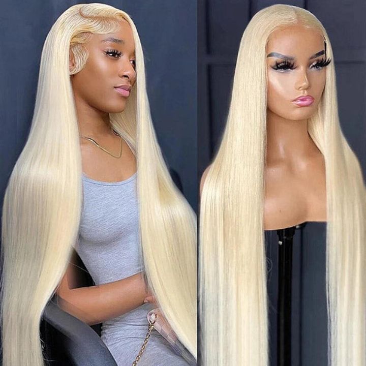 Wear Go Glueless 613 Blonde Body Wave/Straight Pre Cut HD Transparent Lace Human Hair Wigs With Air Cap Breathable Wig-Geeta Hair