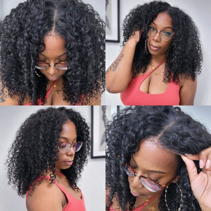 No Code 50% OFF Flash Sale: Glueless 6x4.5 Jerry Curly Pre Cut HD Transaparent Lace Human Hair Wigs-Only 2 Days