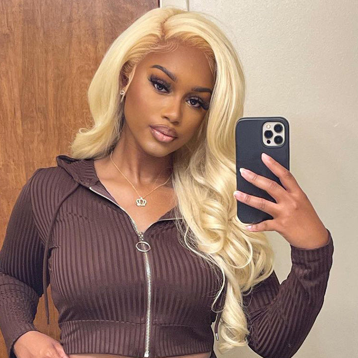 Body Wave 613 Hair Lace Frontal Wig Glueless HD Lace Human Hair Wigs With Baby Hair