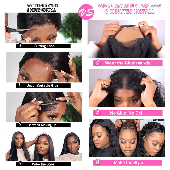 Body Wave Hair Short Bob Black Wig With Blonde Highlights Ombre Hair 13x4 Lace Front 4x4/5x5 Closure Human Hair Wig