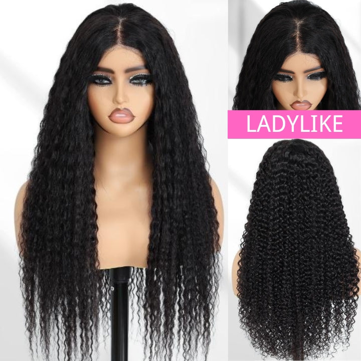 Glueless 13x4/6x4.5 Ladylike Curly Pre Cut HD Transaparent Lace 100% Virgin Human Hair Wigs With BreathablePre Plucked Hairline Cap Air Wig-Geeta Hair