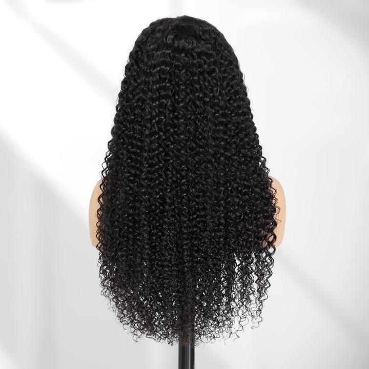 Glueless 13x4/6x4.5 Ladylike Curly Pre Cut HD Transaparent Lace 100% Virgin Human Hair Wigs With BreathablePre Plucked Hairline Cap Air Wig-Geeta Hair