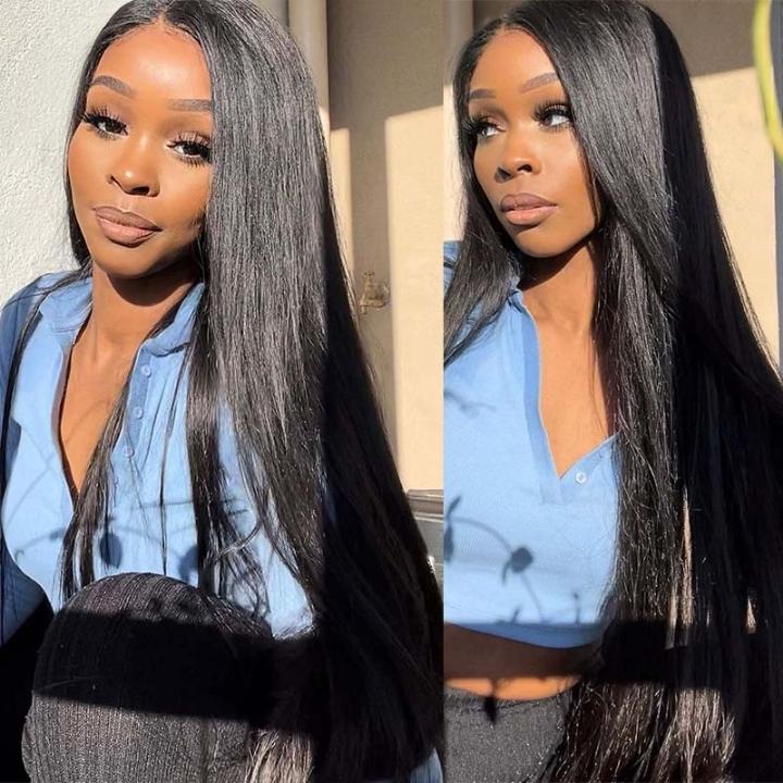 No Code 50% OFF Flash Sale: Glueless 6x4.5 Straight Pre Cut HD Transaparent Lace Human Hair Wigs-Only 2 Days