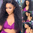 Glueless Water Wave 13x4 HD Lace Front Wig 100% Virgin 5x5 Transparent Lace Human Hair Wig-Geetahair