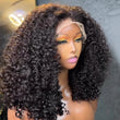 Glueless Wig Curly Human Hair 13x4 Lace Frontal Curly Wave Bob Wig Pre Plucked Natural Hairline - Geeta Hair