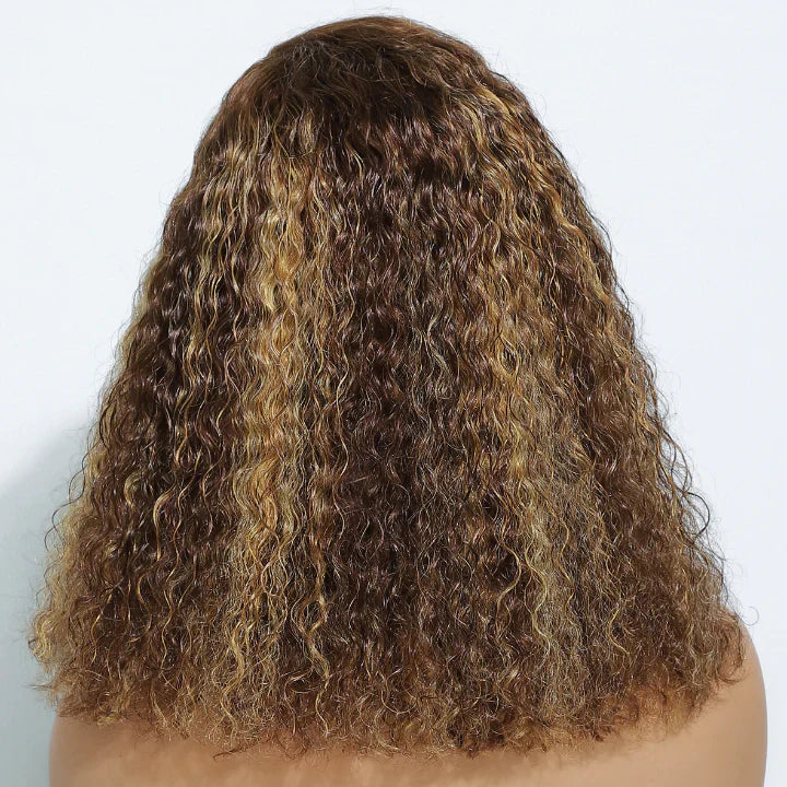 Highlight Glueless Wear Go Wigs 13x4 HD Lace Frontal Wig Ombre Bob Lace Front Wigs