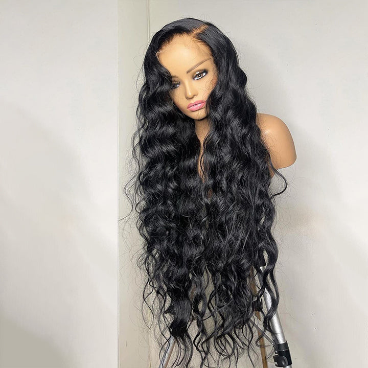 Natural Crimps Curls Super Long Loose Deep Wave Wig 4x4/13x4 HD Lace Human Hair Wigs