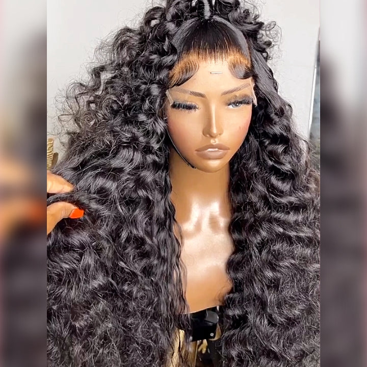 Buy 1 Get 1 Free: Glueless Loose Deep Wave 13x6 Transparent HD Lace Front Wigs- Flash Sale