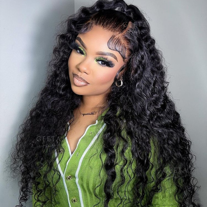 Over $101 Save $100: 13x4/13x6 Transparent Lace Front Deep Wave Human Hair Wigs-Flash Sale