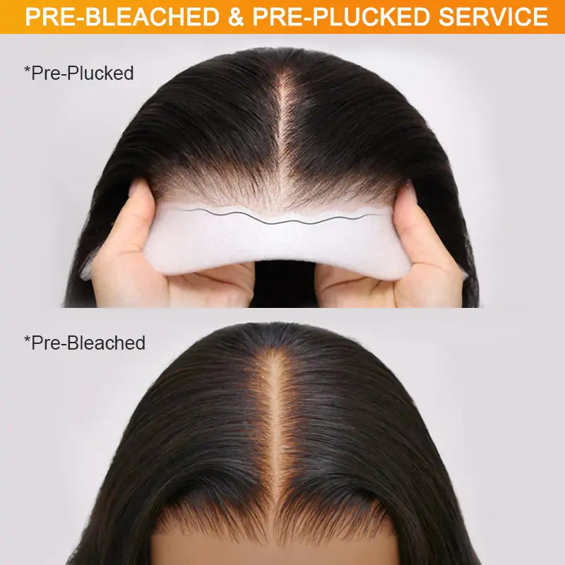 Pre-Bleached  & Pre-Plucked Service
