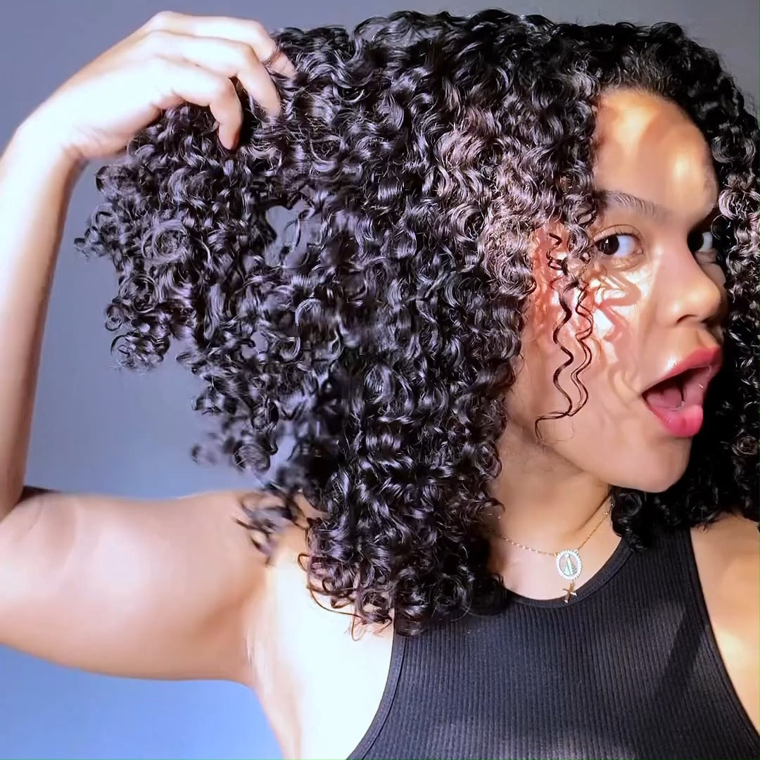 Short Bob Glueless Wigs Fluffy Culry 13x4 Lace Front Human Hair Wig Pre Plucked 250% Density No Code Needed