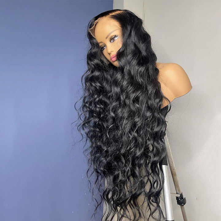 Natural Crimps Curls Super Long Loose Deep Wave Wig 4x4/13x4 HD Lace Human Hair Wigs