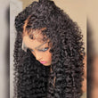 Type 4C Natural Edges Curly Free Parting 13x4 Invisible Lace Front Wig With Kinky Baby Hairline-Geeta Hair
