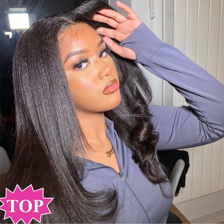 No Code 50% OFF Flash Sale: Glueless 6x4.5 Kinky Straight Pre Cut HD Transaparent Lace Human Hair Wigs-Only 2 Days