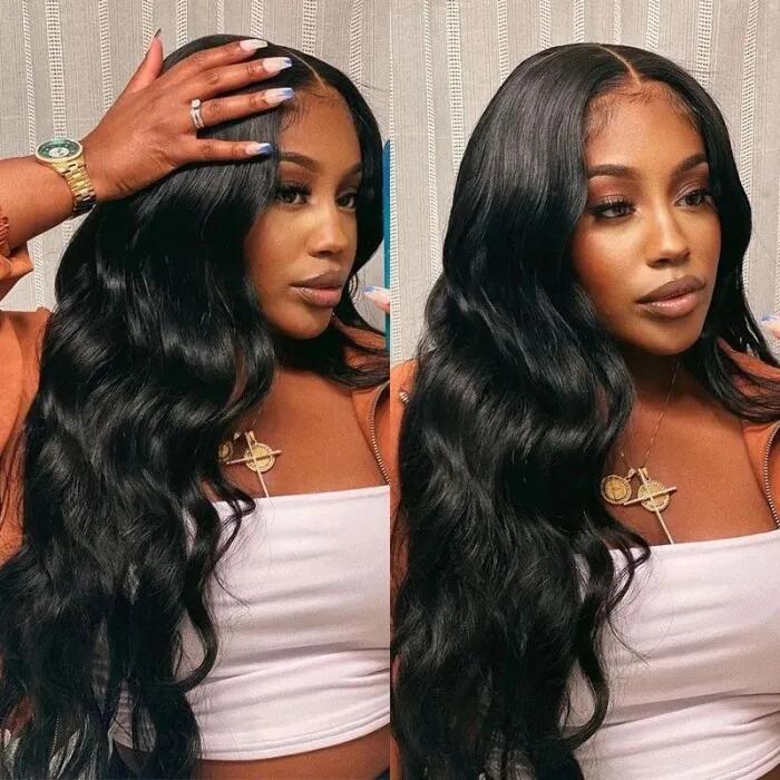 Thin V Part Wig Body Wave Human Hair Wigs That Is Beginner-friendly-Geeta Hair