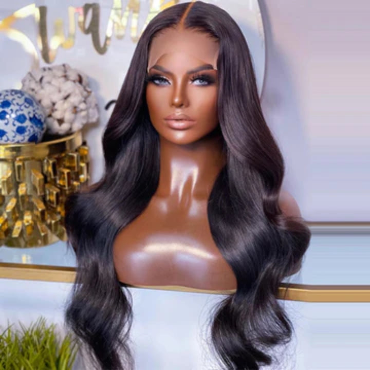 Body Wave Hair Glueless 5x5 HD Lace Closure Wig 100% Virgin Human Hair Wigs-Geeta Hair