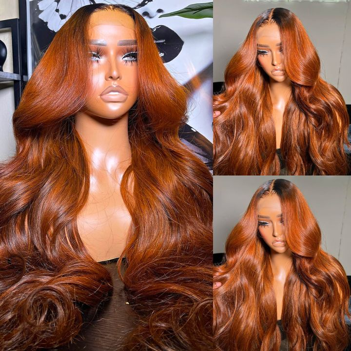 Crazy Flash Sale: Ginger Color Body Wave 13x4 Lace Front Wig -Only 2 Days