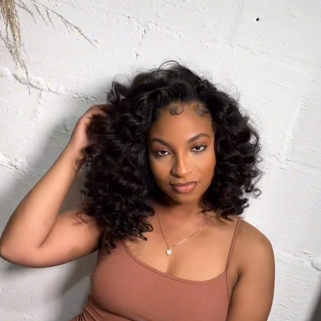 Bouncy Curly Lace Wig Delight