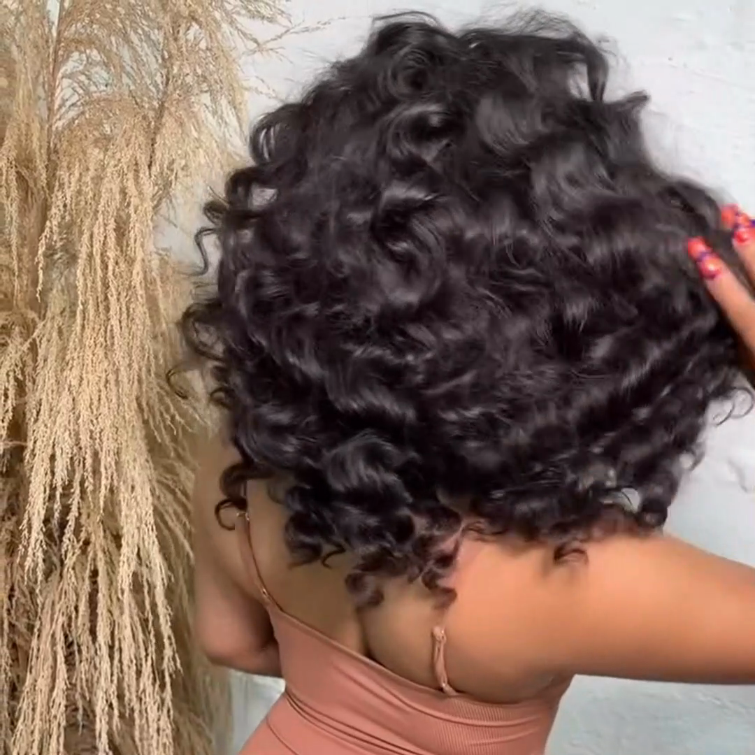 Bouncy Curly Lace Wig Delight