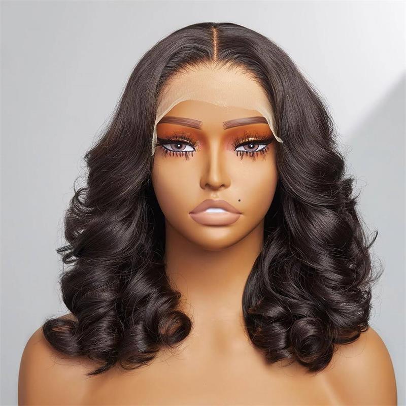 Loose Body Wave Pre Plucked Glueless Human Hair Wig Wear & Go Beginner Friendly Wigs 180% Density-GeetaHair