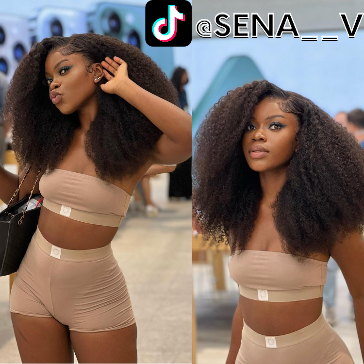 13x4/13x6 HD Transparent Lace Front Wig kinky Curly Hair Pre Plucked Headline Real Human Hair Wig-Geeta Hair